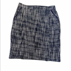 NWOT ATTITUDE JAY MANUEL Tweed Wool Blend Skirt 6